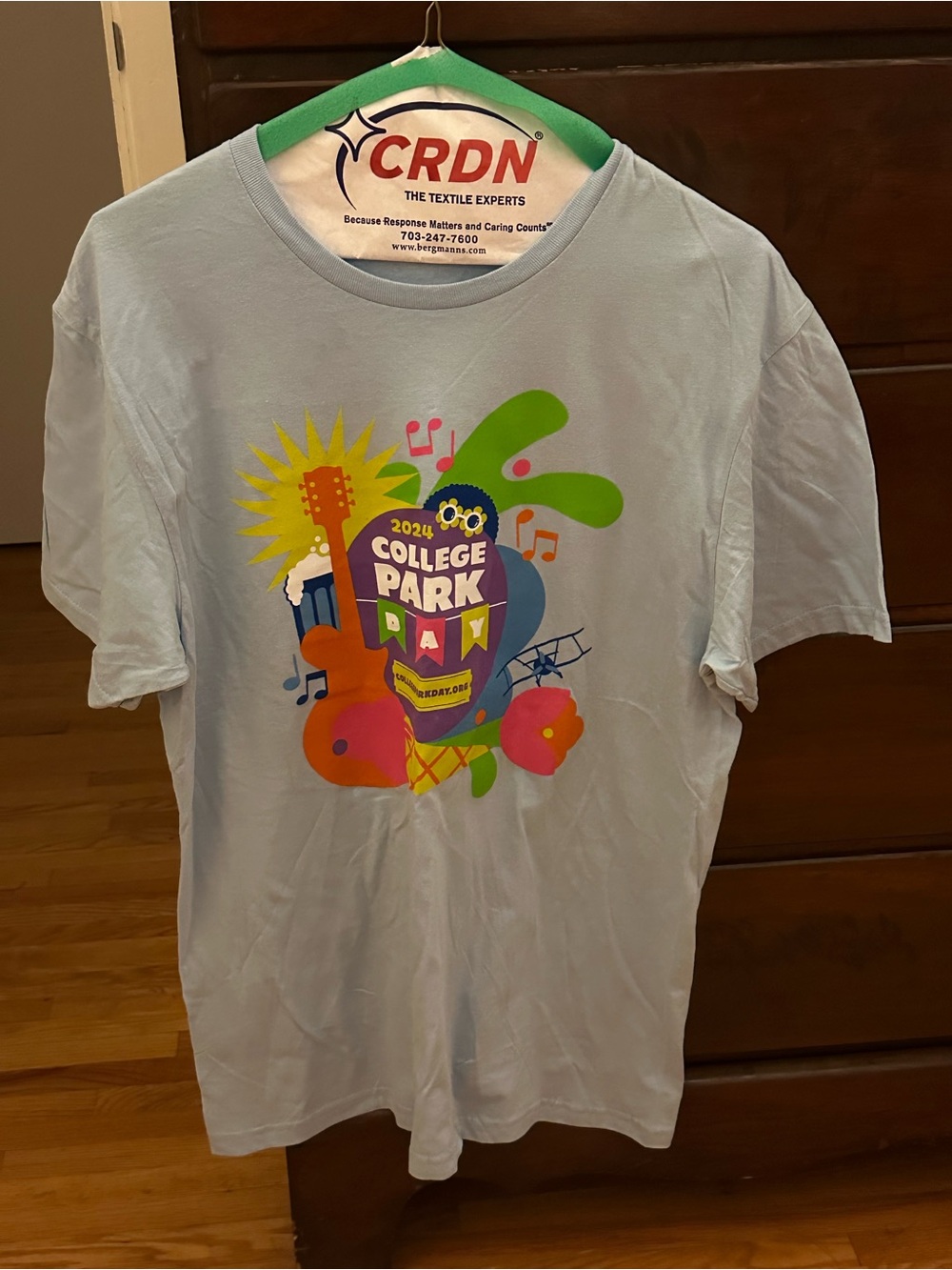 Light Blue College Park Park Graphic Tee Size M